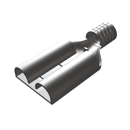 Burndy Uninsulated Female Disconnect, 18 - 22 AWG, 0.62 in L, .250 in W Q18F25X03D
